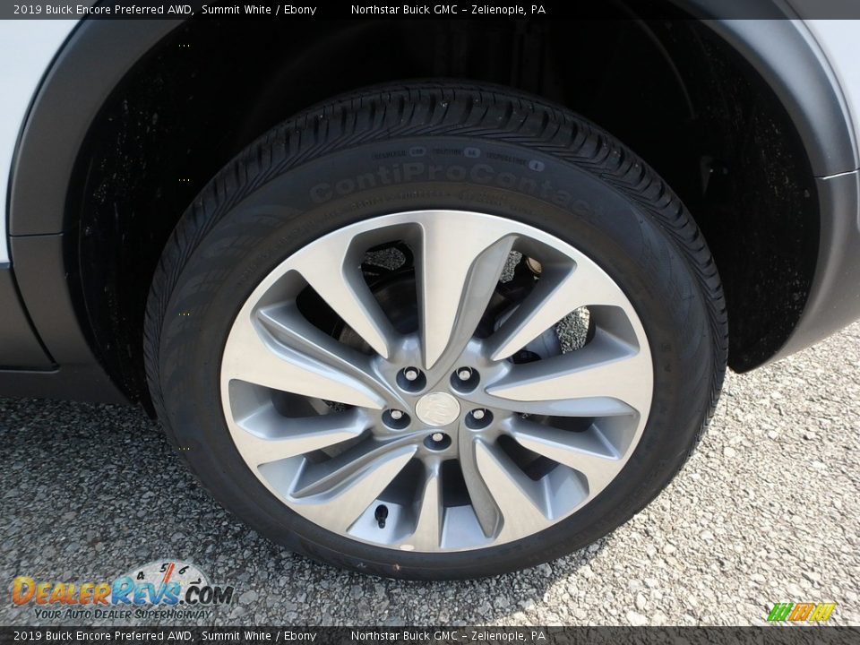 2019 Buick Encore Preferred AWD Summit White / Ebony Photo #10