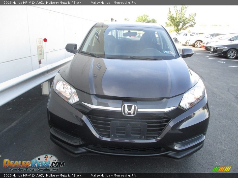 2016 Honda HR-V LX AWD Mulberry Metallic / Black Photo #8