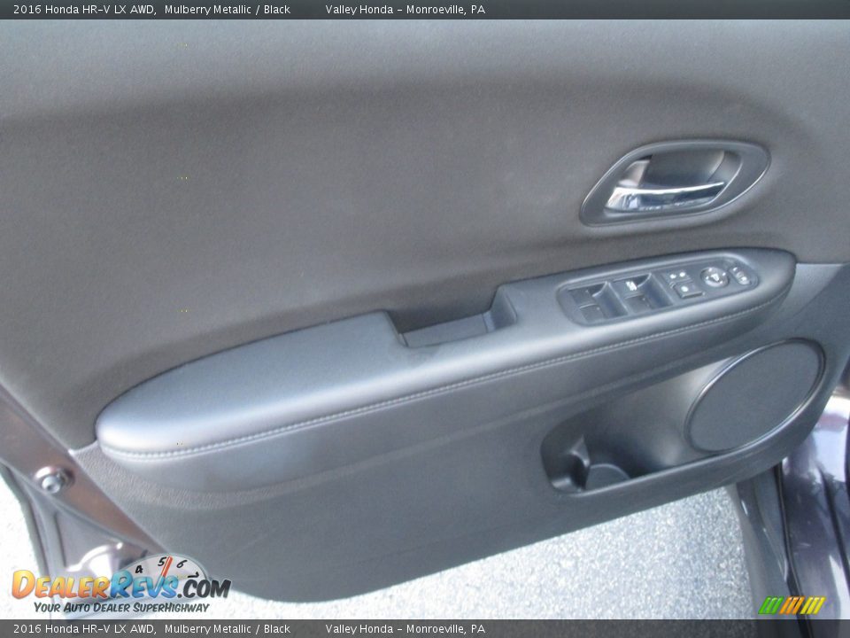 2016 Honda HR-V LX AWD Mulberry Metallic / Black Photo #10