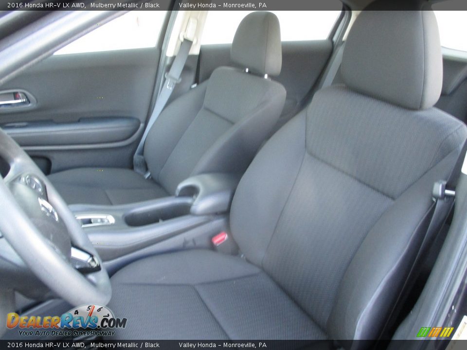 2016 Honda HR-V LX AWD Mulberry Metallic / Black Photo #11