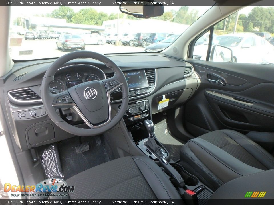 2019 Buick Encore Preferred AWD Summit White / Ebony Photo #15