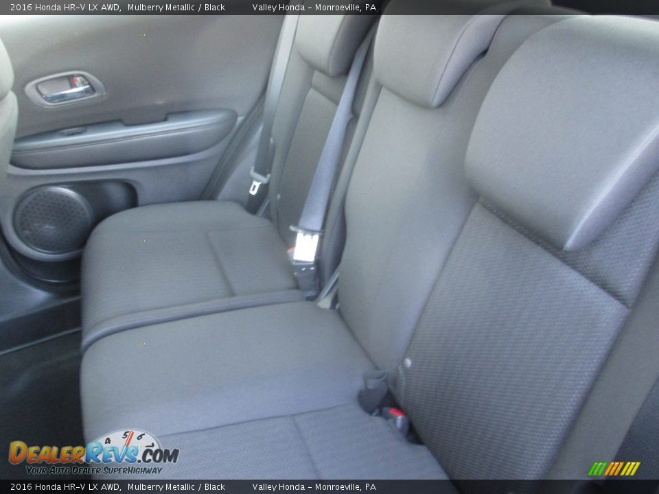 2016 Honda HR-V LX AWD Mulberry Metallic / Black Photo #12
