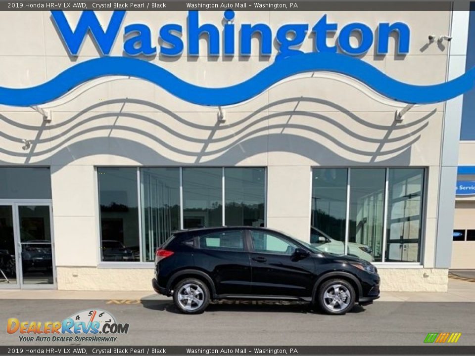 2019 Honda HR-V LX AWD Crystal Black Pearl / Black Photo #1