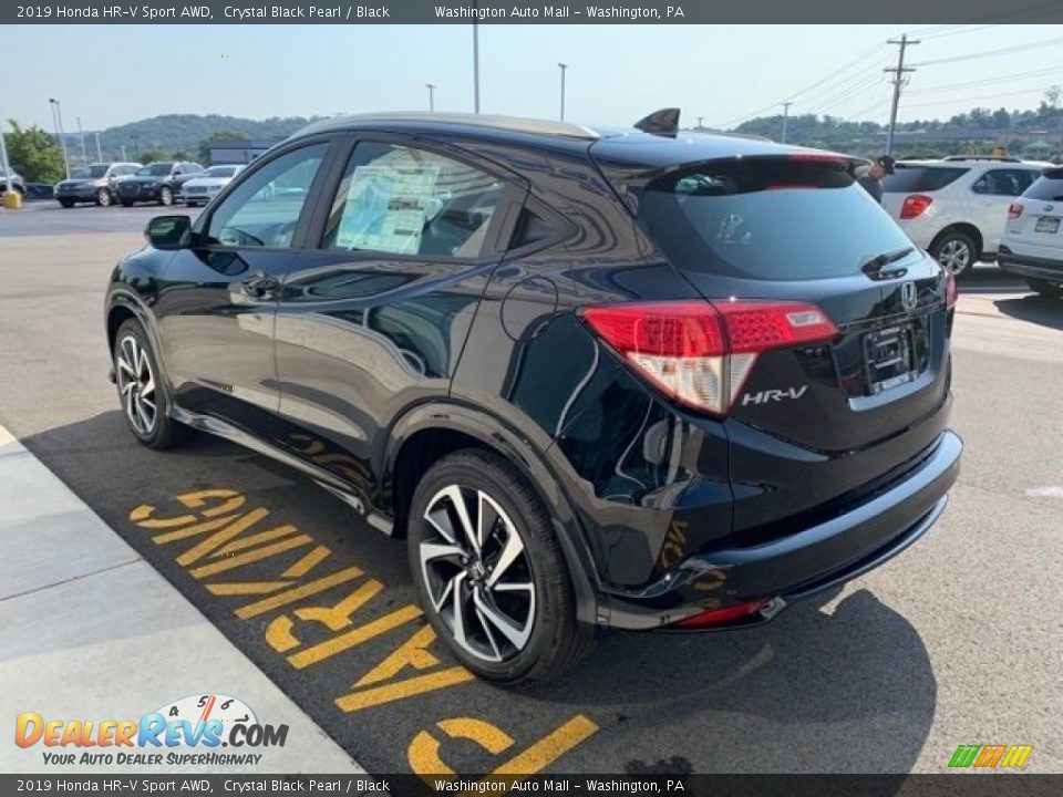 2019 Honda HR-V Sport AWD Crystal Black Pearl / Black Photo #5