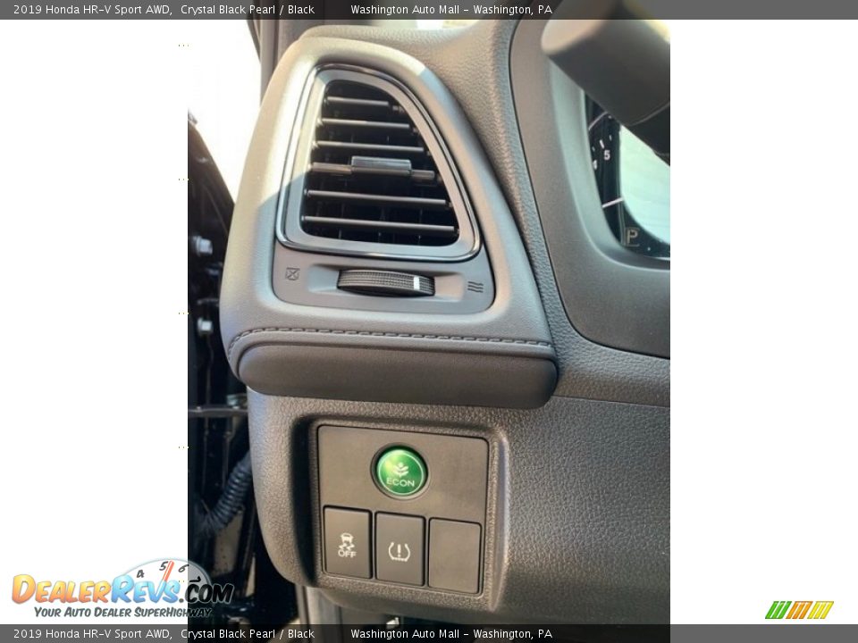 2019 Honda HR-V Sport AWD Crystal Black Pearl / Black Photo #12