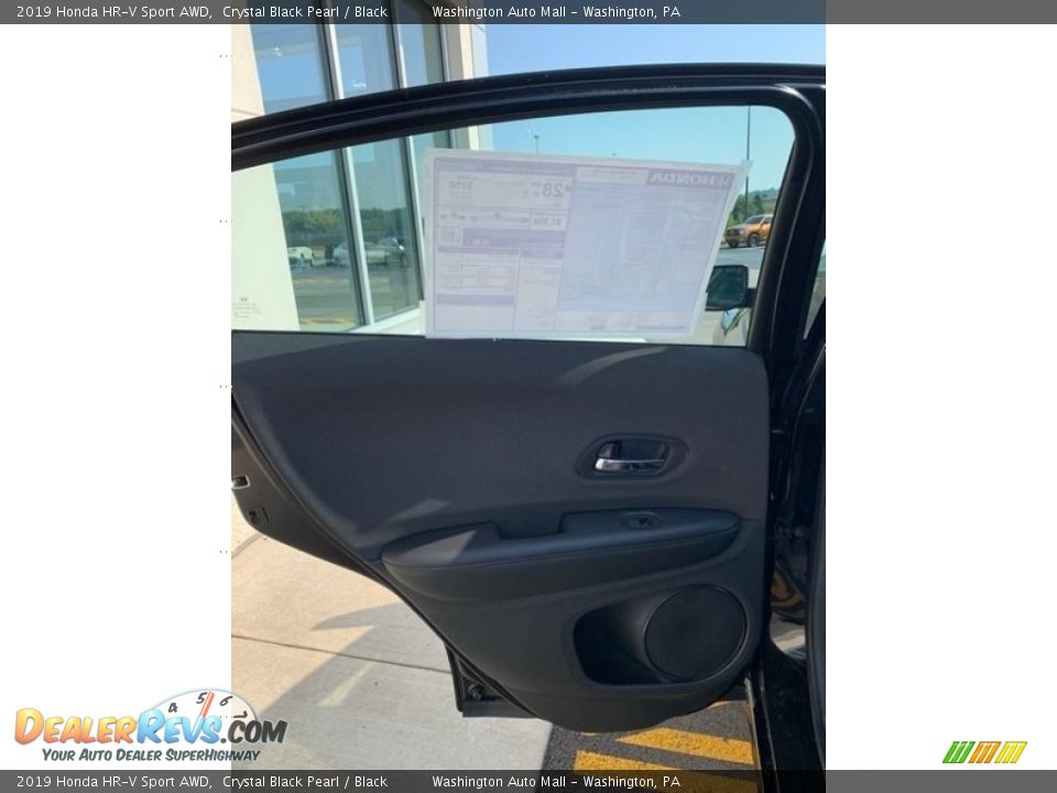 2019 Honda HR-V Sport AWD Crystal Black Pearl / Black Photo #16