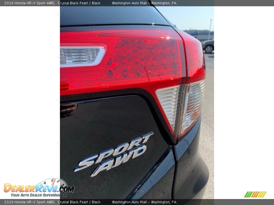 2019 Honda HR-V Sport AWD Crystal Black Pearl / Black Photo #22