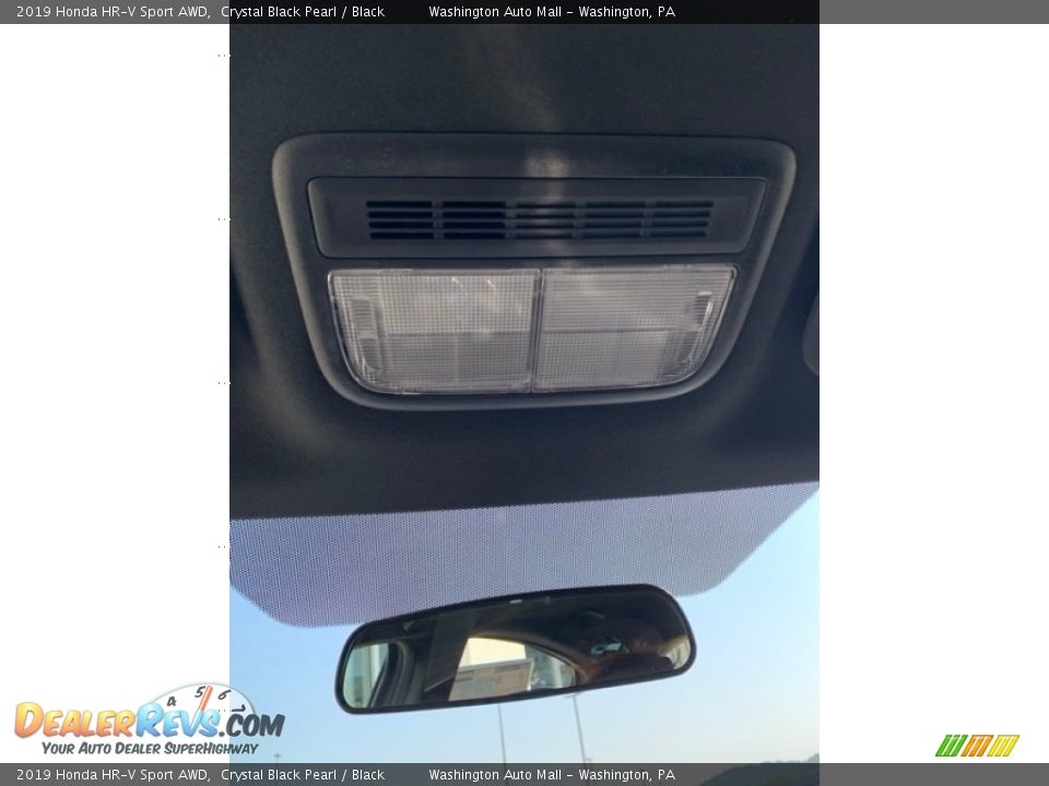 2019 Honda HR-V Sport AWD Crystal Black Pearl / Black Photo #36