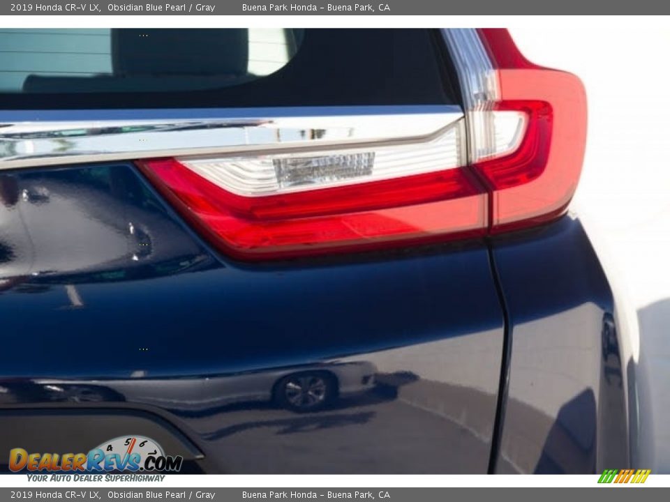 2019 Honda CR-V LX Obsidian Blue Pearl / Gray Photo #8