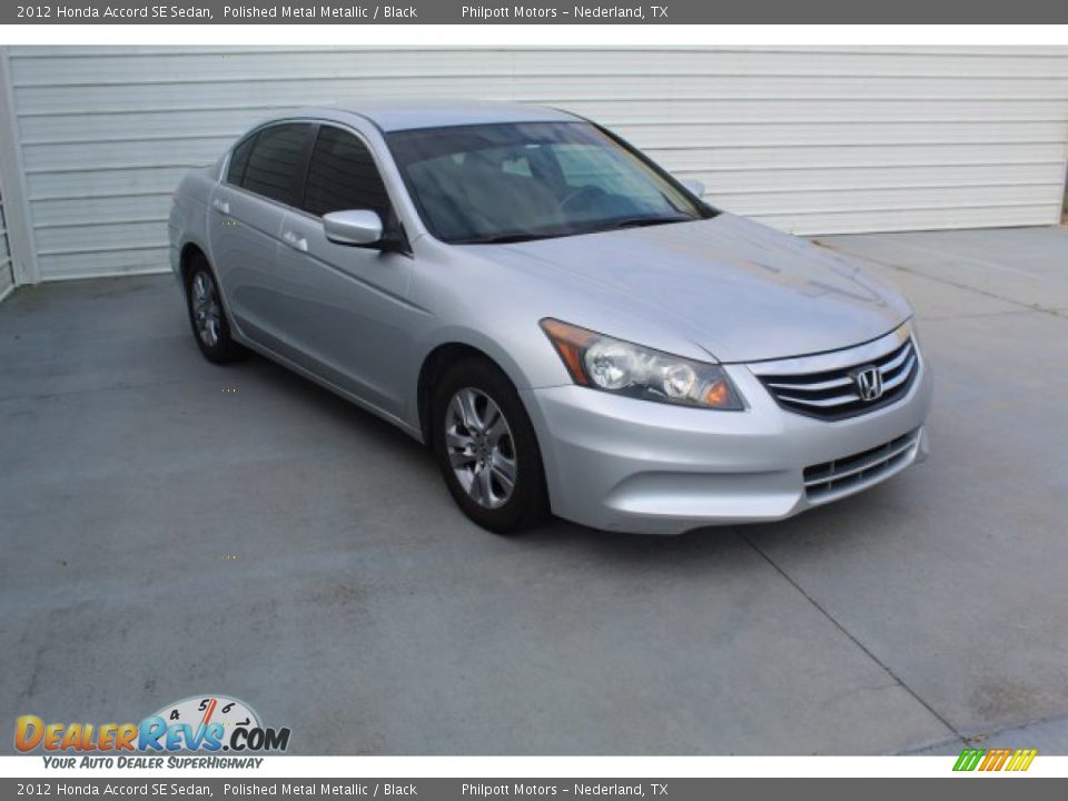 2012 Honda Accord SE Sedan Polished Metal Metallic / Black Photo #2