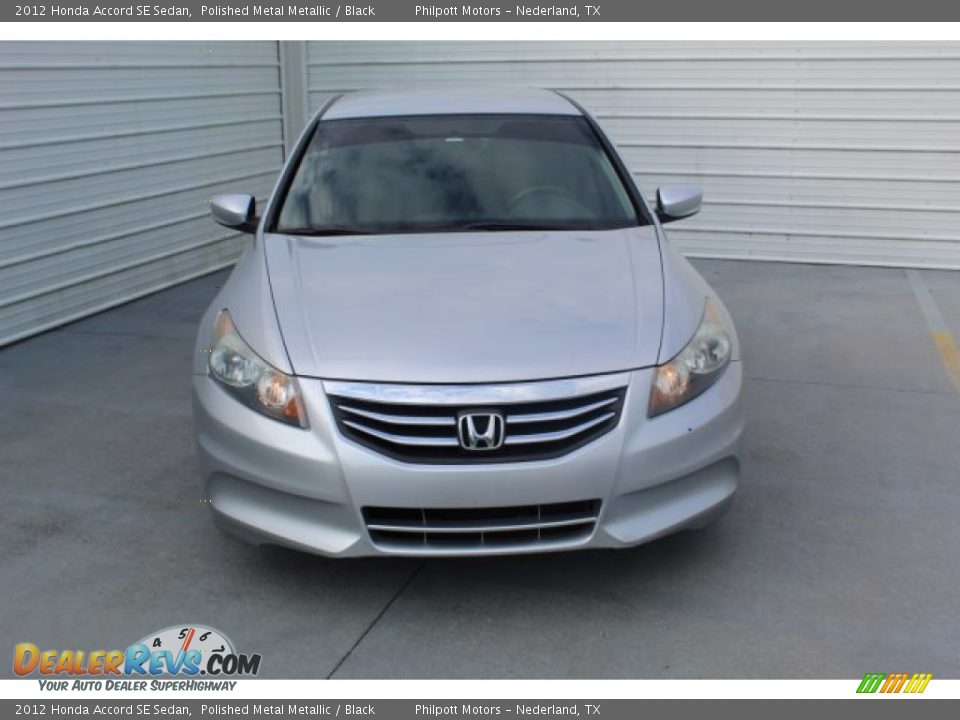 2012 Honda Accord SE Sedan Polished Metal Metallic / Black Photo #3