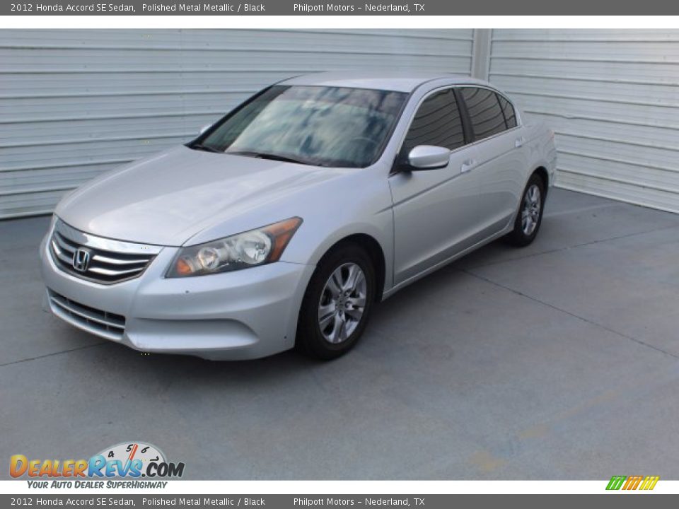2012 Honda Accord SE Sedan Polished Metal Metallic / Black Photo #4