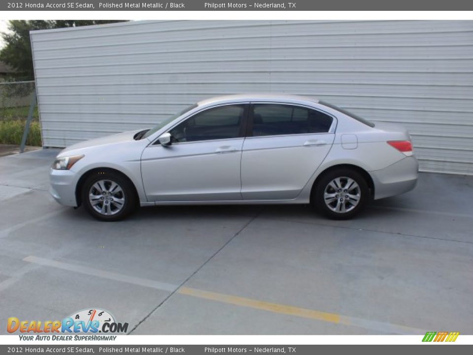 2012 Honda Accord SE Sedan Polished Metal Metallic / Black Photo #5