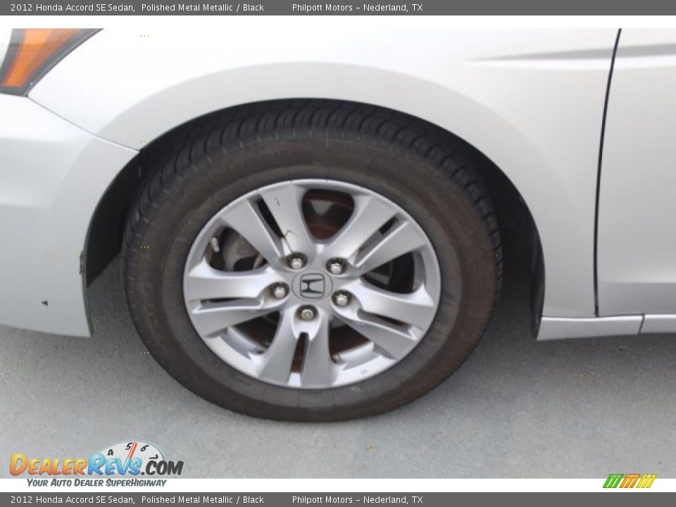 2012 Honda Accord SE Sedan Polished Metal Metallic / Black Photo #6