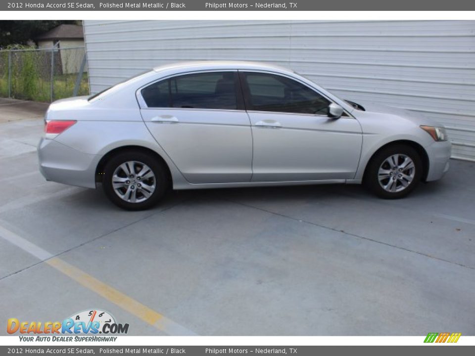 2012 Honda Accord SE Sedan Polished Metal Metallic / Black Photo #10