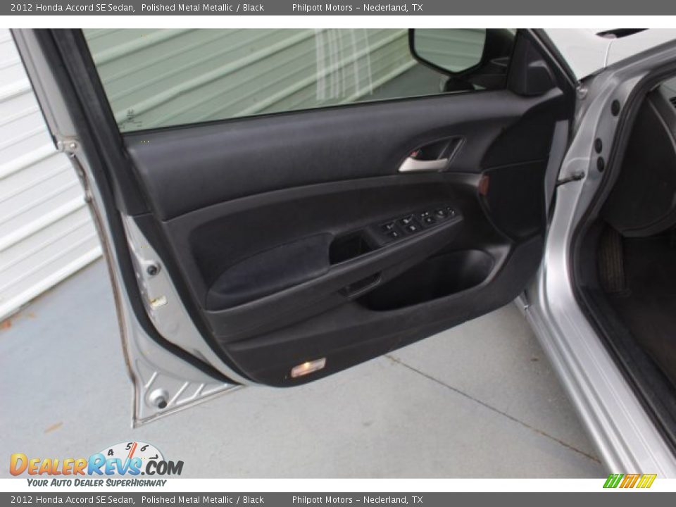 2012 Honda Accord SE Sedan Polished Metal Metallic / Black Photo #11