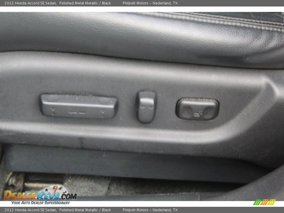 2012 Honda Accord SE Sedan Polished Metal Metallic / Black Photo #13