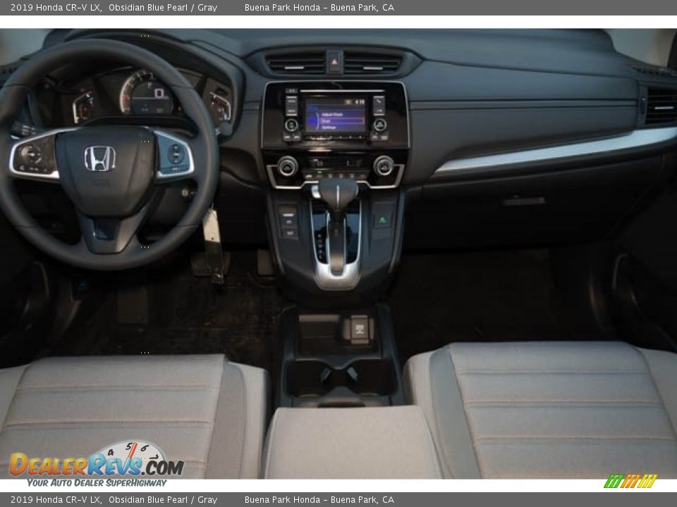 2019 Honda CR-V LX Obsidian Blue Pearl / Gray Photo #18