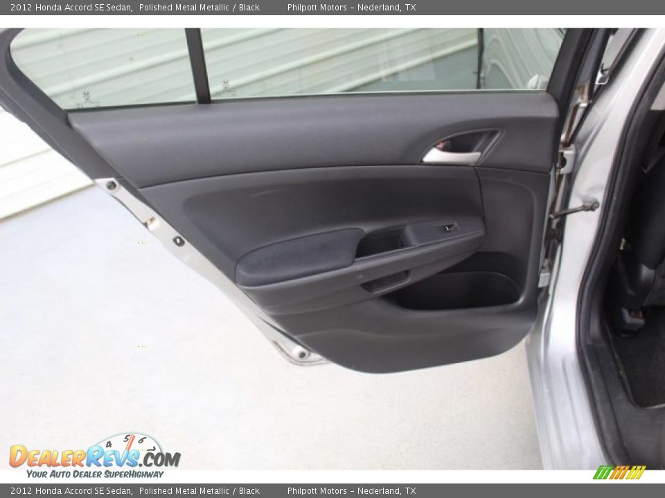 2012 Honda Accord SE Sedan Polished Metal Metallic / Black Photo #19