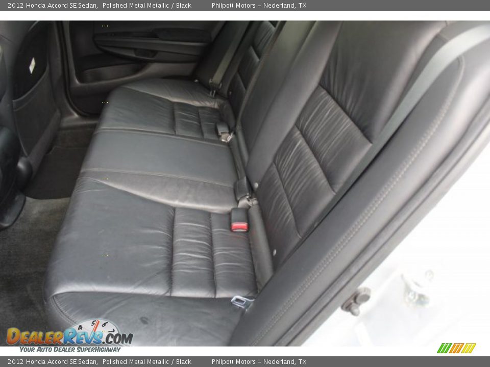 2012 Honda Accord SE Sedan Polished Metal Metallic / Black Photo #20
