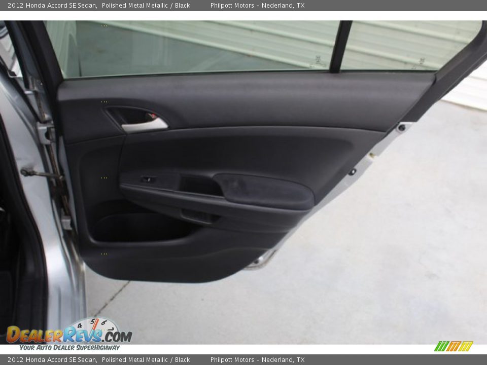 2012 Honda Accord SE Sedan Polished Metal Metallic / Black Photo #24