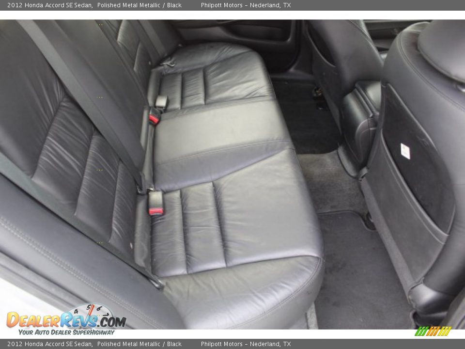 2012 Honda Accord SE Sedan Polished Metal Metallic / Black Photo #25