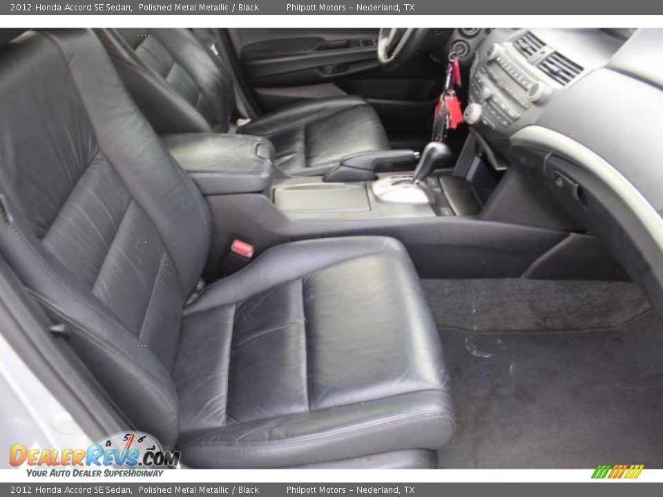 2012 Honda Accord SE Sedan Polished Metal Metallic / Black Photo #27