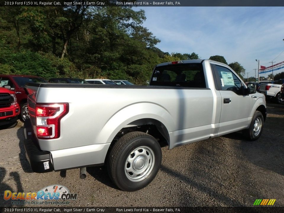 2019 Ford F150 XL Regular Cab Ingot Silver / Earth Gray Photo #2