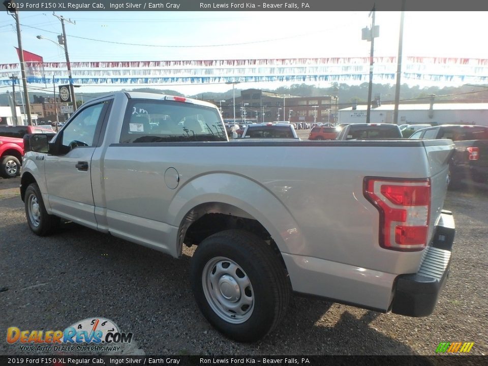 2019 Ford F150 XL Regular Cab Ingot Silver / Earth Gray Photo #5