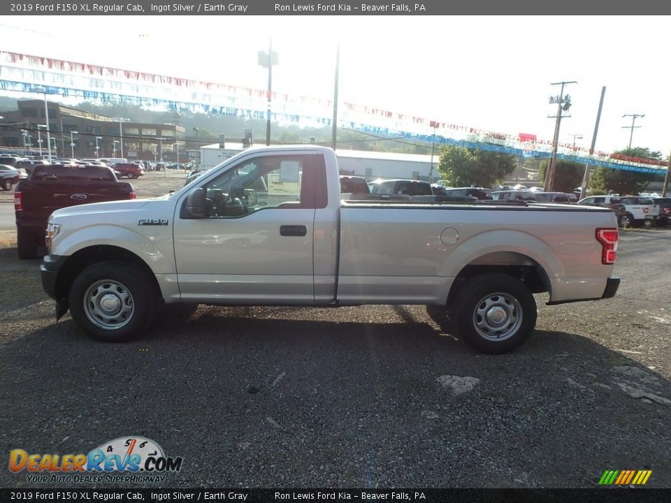 2019 Ford F150 XL Regular Cab Ingot Silver / Earth Gray Photo #6