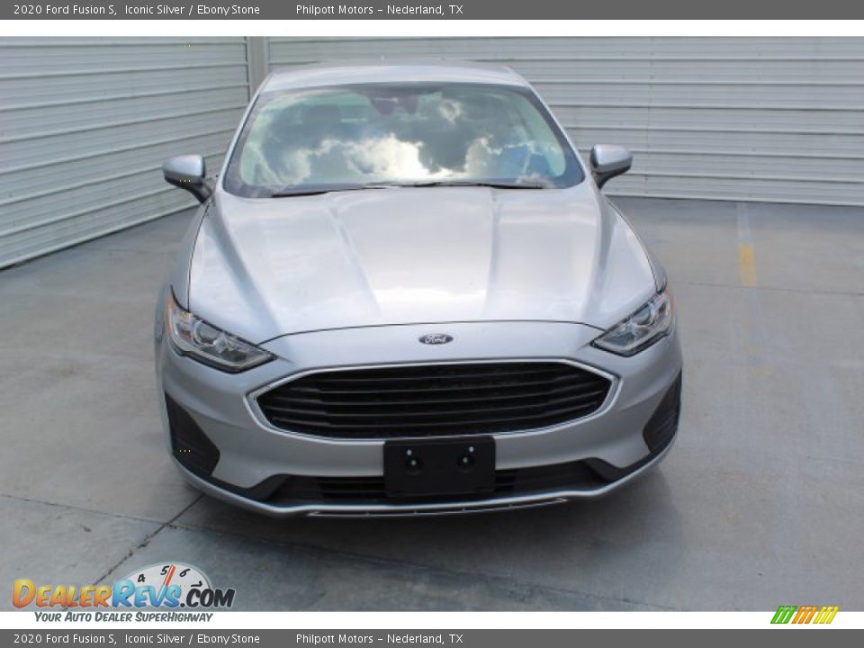 2020 Ford Fusion S Iconic Silver / Ebony Stone Photo #3