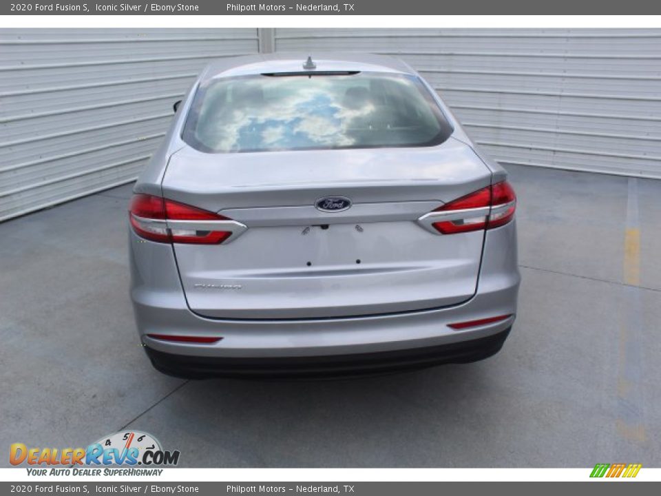 2020 Ford Fusion S Iconic Silver / Ebony Stone Photo #8