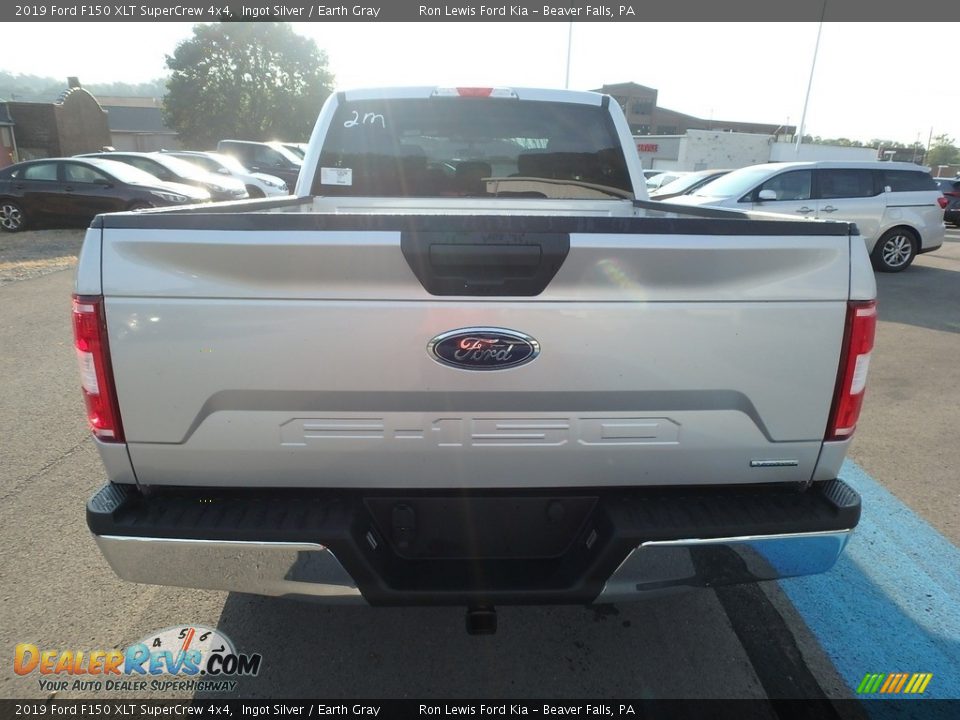 2019 Ford F150 XLT SuperCrew 4x4 Ingot Silver / Earth Gray Photo #3