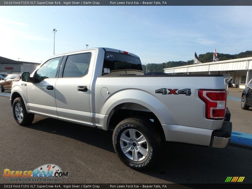 2019 Ford F150 XLT SuperCrew 4x4 Ingot Silver / Earth Gray Photo #4