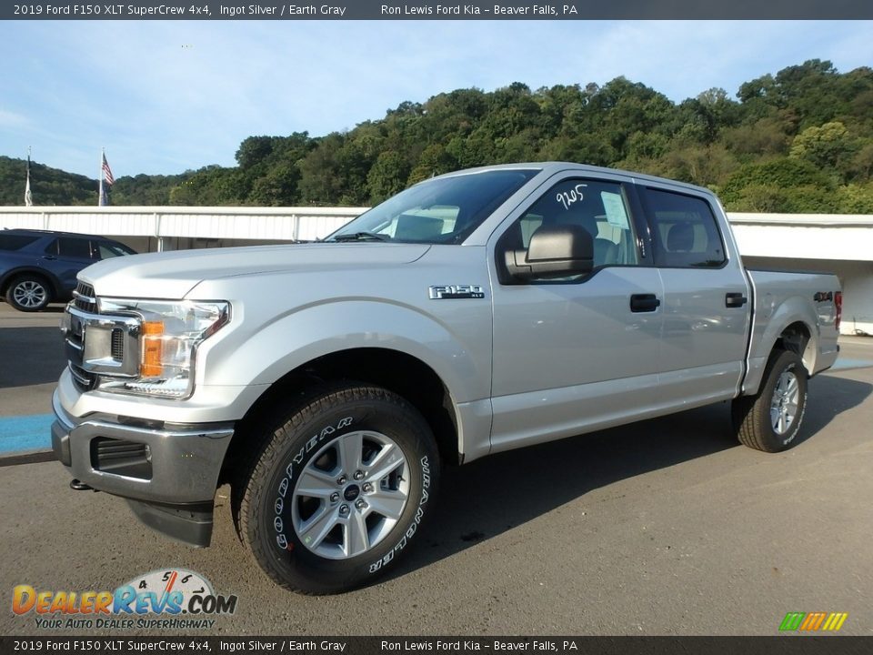 2019 Ford F150 XLT SuperCrew 4x4 Ingot Silver / Earth Gray Photo #6