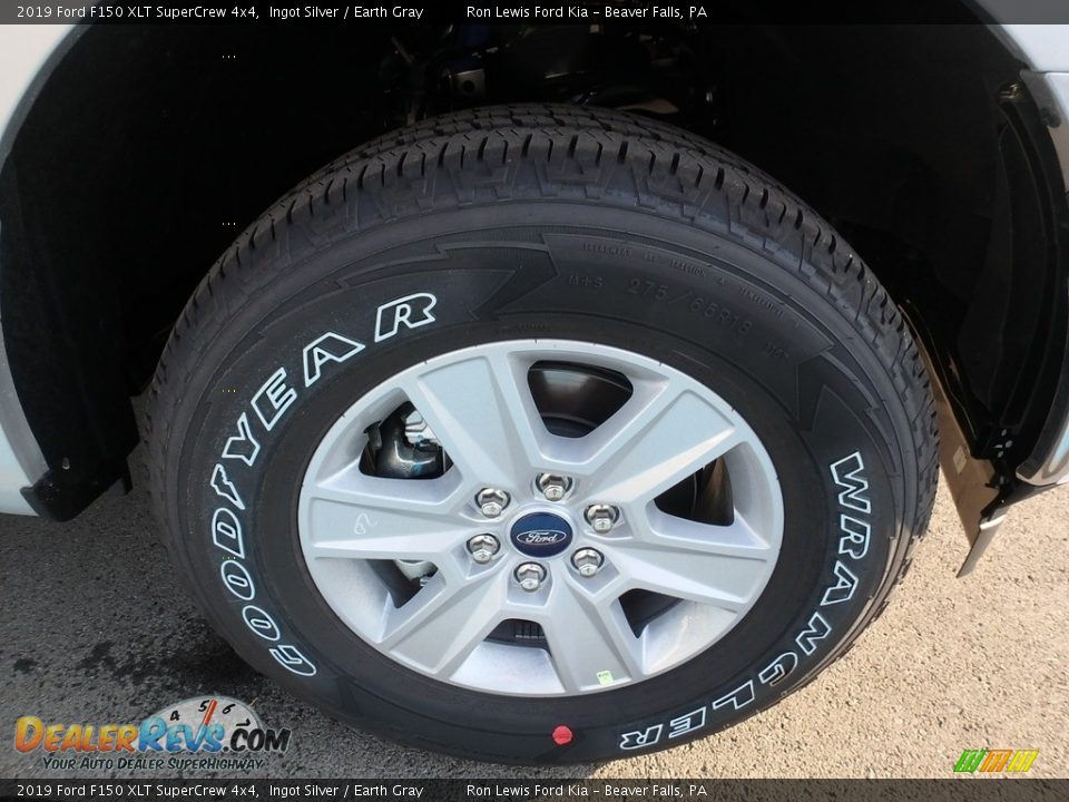 2019 Ford F150 XLT SuperCrew 4x4 Ingot Silver / Earth Gray Photo #9