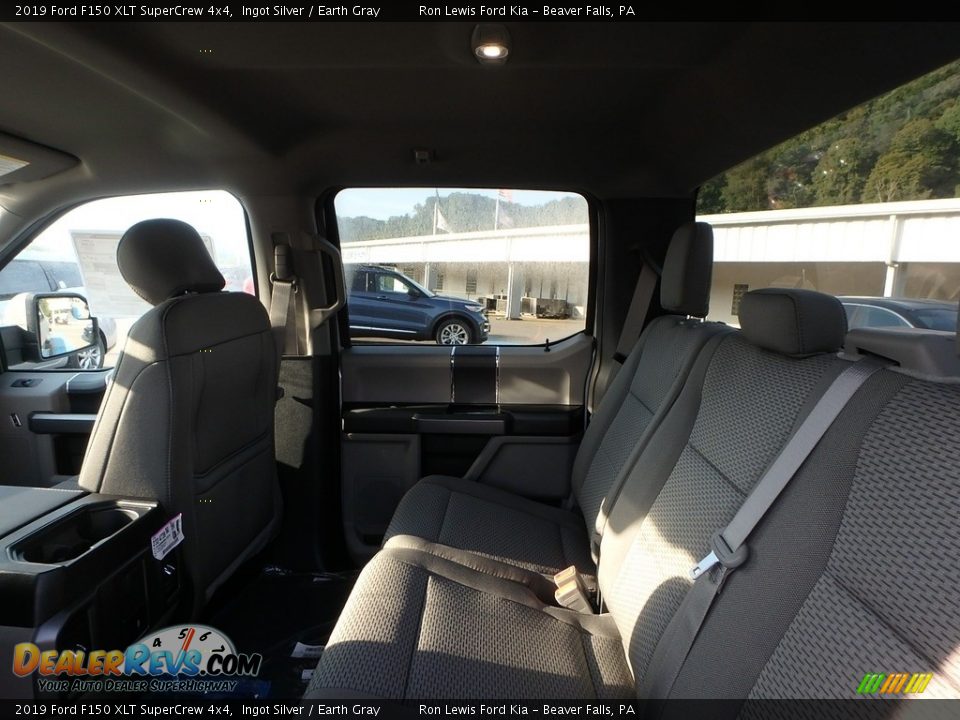2019 Ford F150 XLT SuperCrew 4x4 Ingot Silver / Earth Gray Photo #13