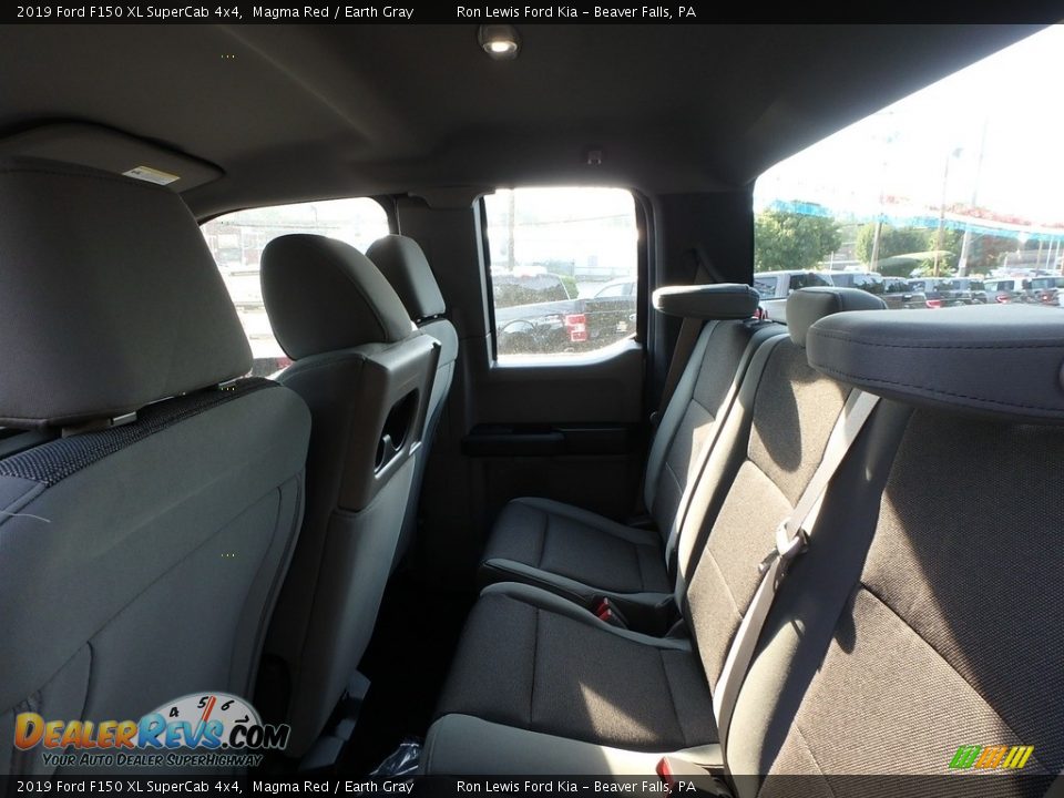 2019 Ford F150 XL SuperCab 4x4 Magma Red / Earth Gray Photo #13