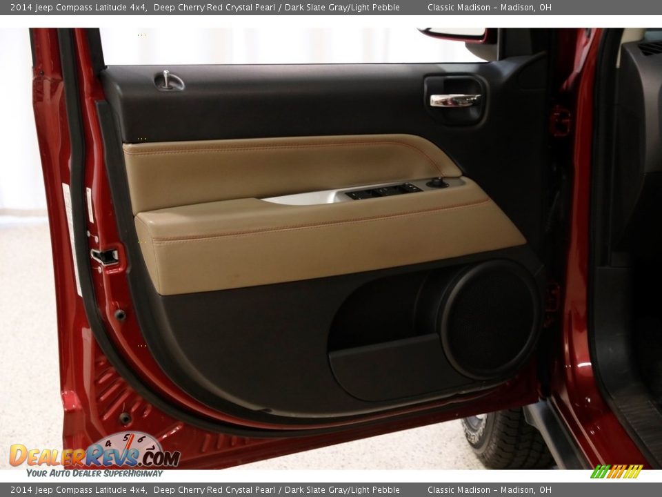 2014 Jeep Compass Latitude 4x4 Deep Cherry Red Crystal Pearl / Dark Slate Gray/Light Pebble Photo #4