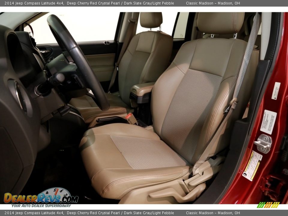 2014 Jeep Compass Latitude 4x4 Deep Cherry Red Crystal Pearl / Dark Slate Gray/Light Pebble Photo #5