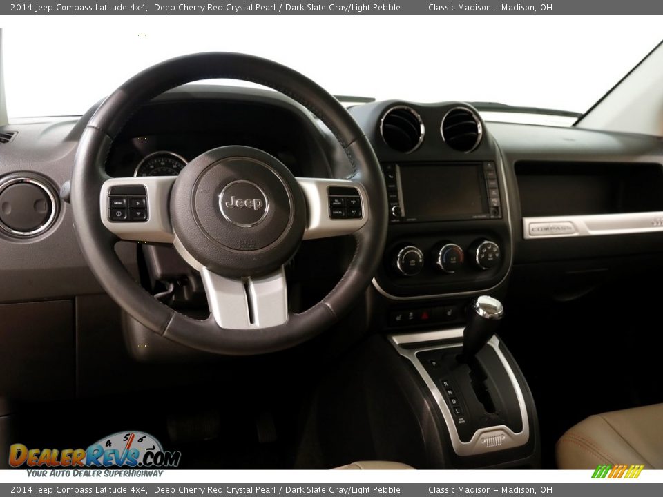 2014 Jeep Compass Latitude 4x4 Deep Cherry Red Crystal Pearl / Dark Slate Gray/Light Pebble Photo #6
