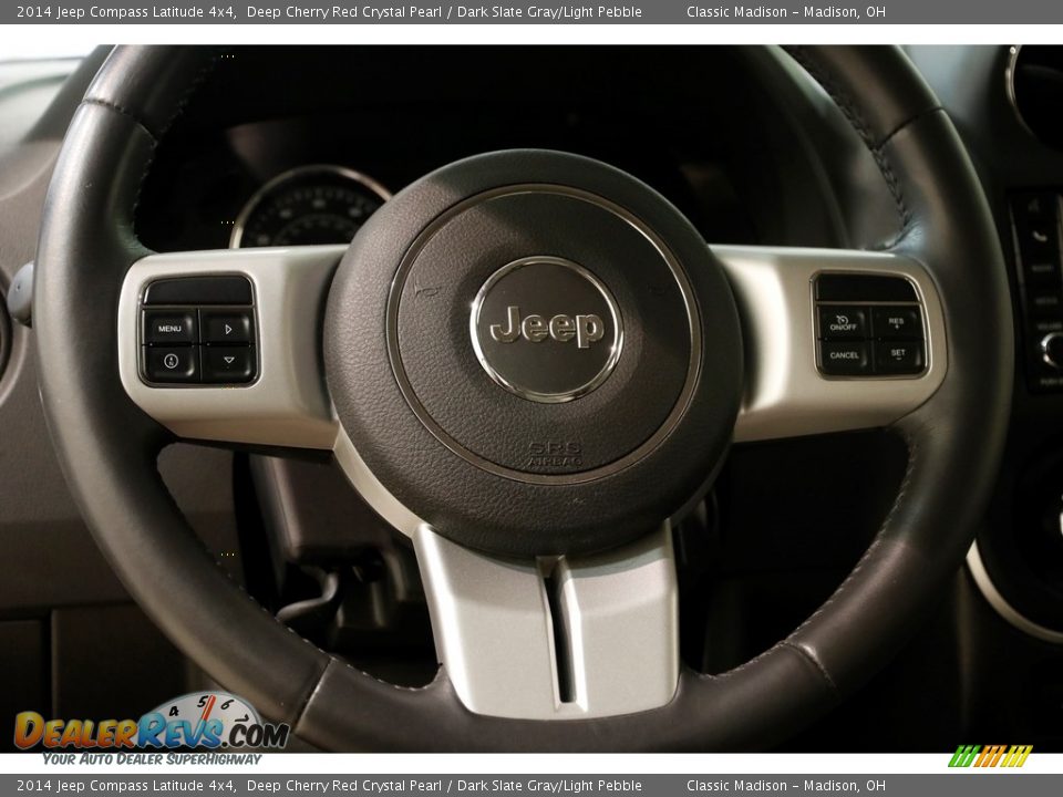 2014 Jeep Compass Latitude 4x4 Deep Cherry Red Crystal Pearl / Dark Slate Gray/Light Pebble Photo #7
