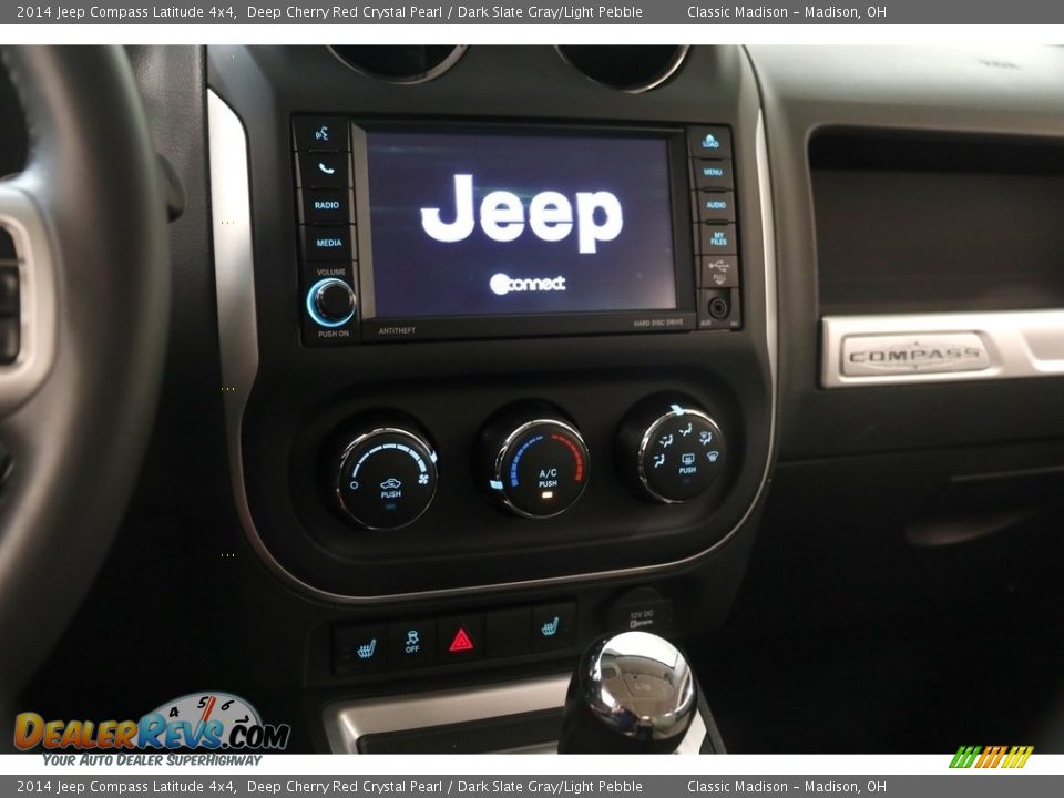 2014 Jeep Compass Latitude 4x4 Deep Cherry Red Crystal Pearl / Dark Slate Gray/Light Pebble Photo #9