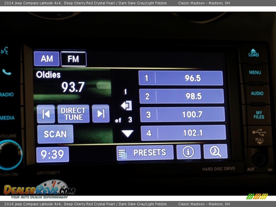 2014 Jeep Compass Latitude 4x4 Deep Cherry Red Crystal Pearl / Dark Slate Gray/Light Pebble Photo #10