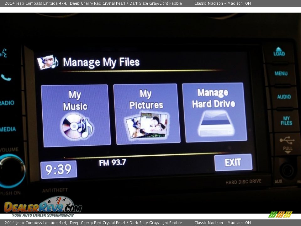 2014 Jeep Compass Latitude 4x4 Deep Cherry Red Crystal Pearl / Dark Slate Gray/Light Pebble Photo #11