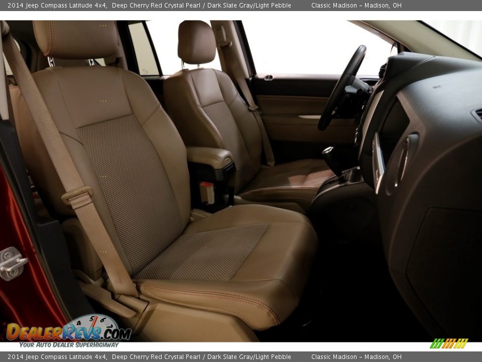 2014 Jeep Compass Latitude 4x4 Deep Cherry Red Crystal Pearl / Dark Slate Gray/Light Pebble Photo #13