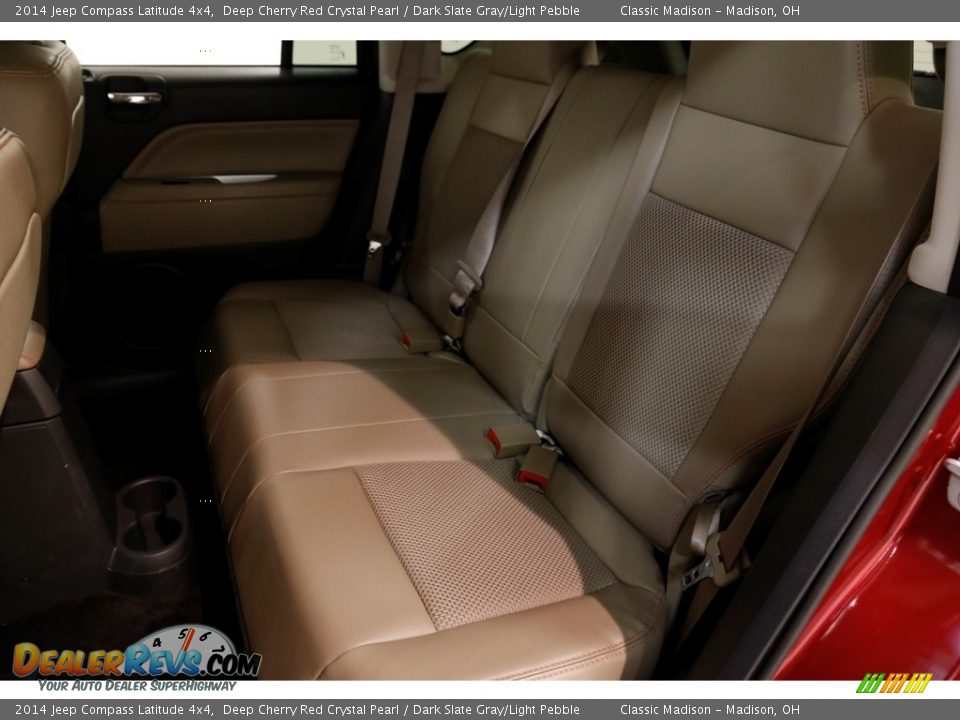 2014 Jeep Compass Latitude 4x4 Deep Cherry Red Crystal Pearl / Dark Slate Gray/Light Pebble Photo #15