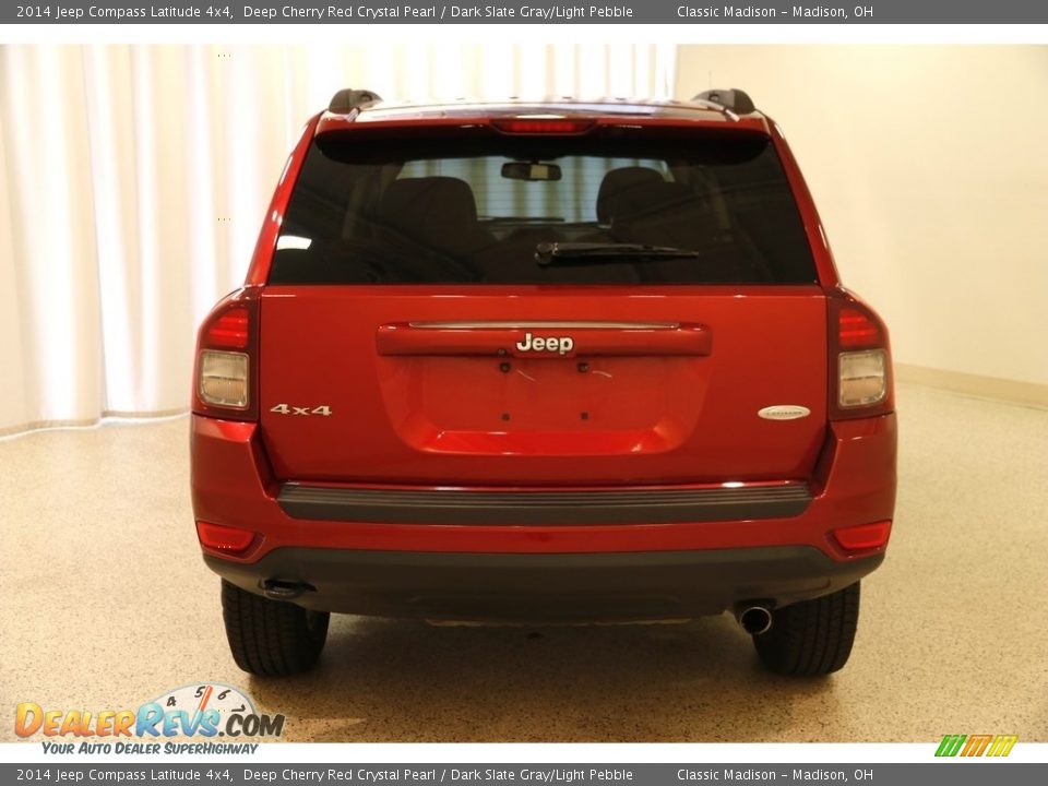 2014 Jeep Compass Latitude 4x4 Deep Cherry Red Crystal Pearl / Dark Slate Gray/Light Pebble Photo #16