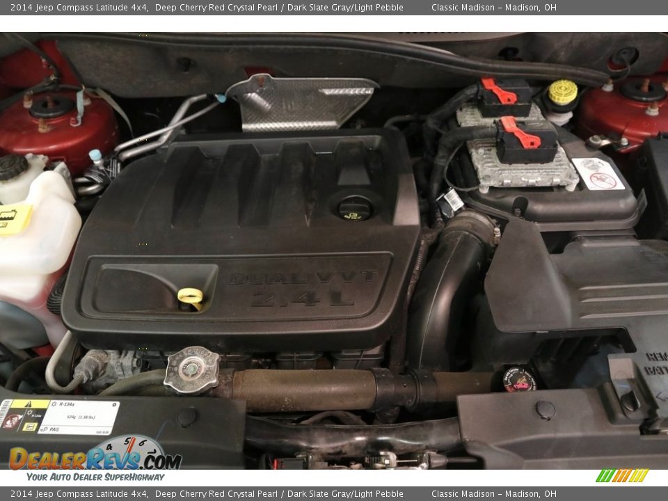2014 Jeep Compass Latitude 4x4 Deep Cherry Red Crystal Pearl / Dark Slate Gray/Light Pebble Photo #17