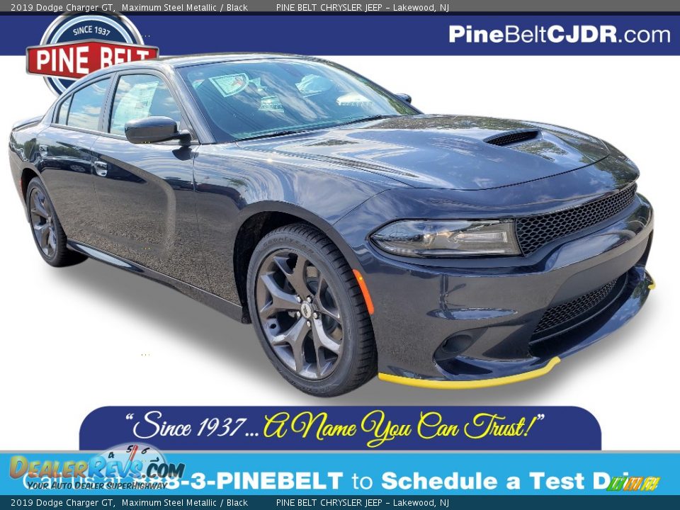 2019 Dodge Charger GT Maximum Steel Metallic / Black Photo #1